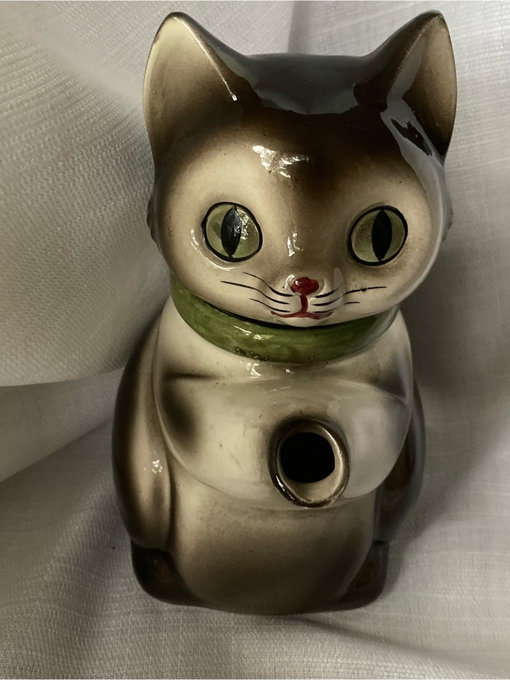 1972 Vintage CMI Japan Ceramic Novelty Kitty Cat Lidded Teapot! - Picture 4 of 12